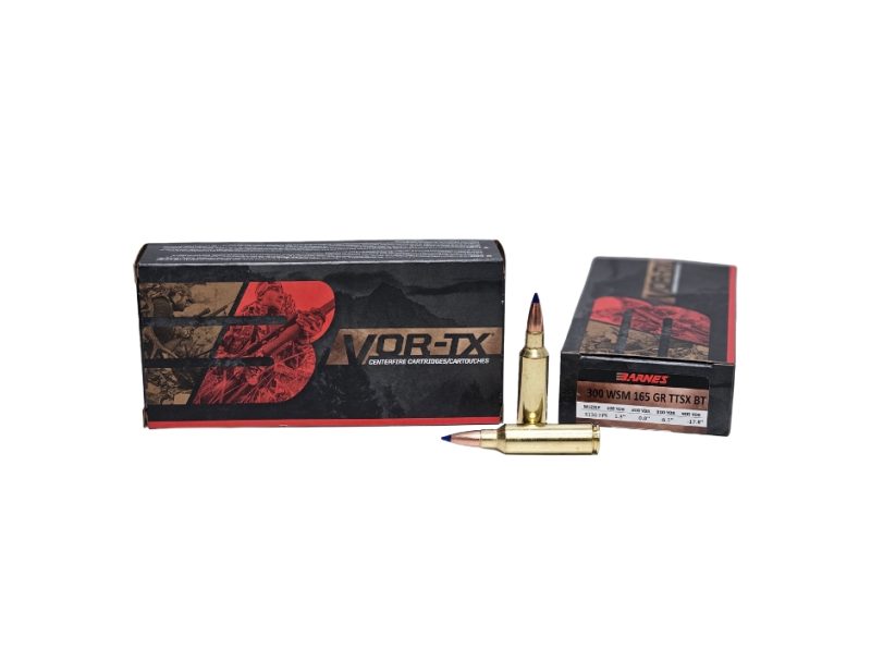 Barnes VOR TX .300 WSM 165 Grain TTSX lead free 1