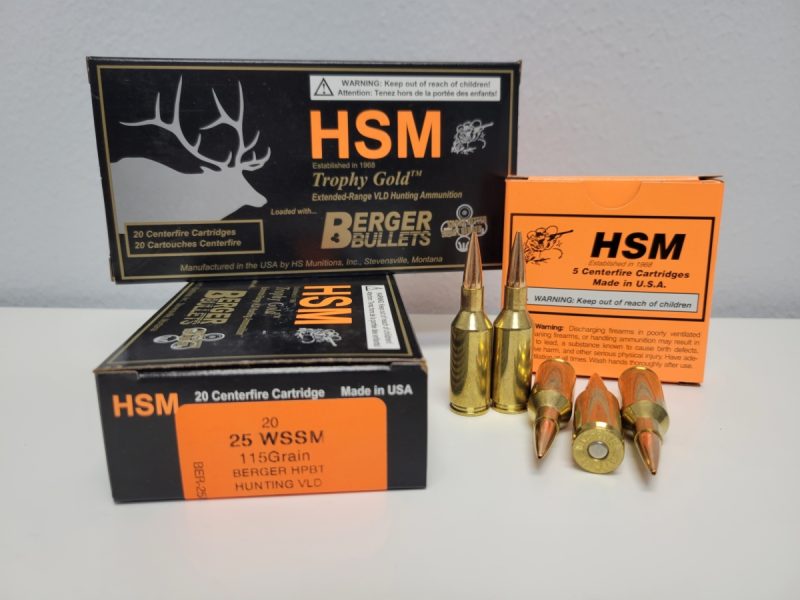 HSM .25 WSSM 115 Grain Berger HPBY Hunting VLD scaled e1639597751555