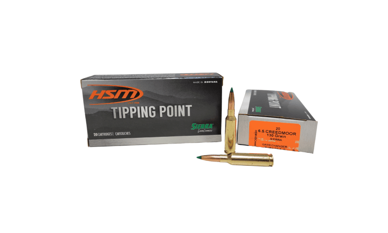 HSM 6.5 CREEDMOOR TIPPING POINT SIERRA 130 GRAIN