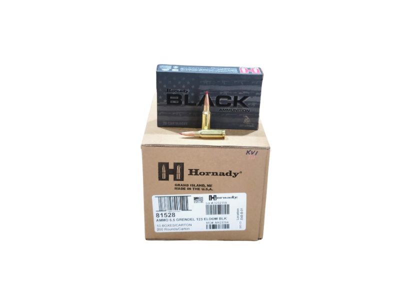 Hornady Black 6.5mm Grendel 123 Grain ELD M Case