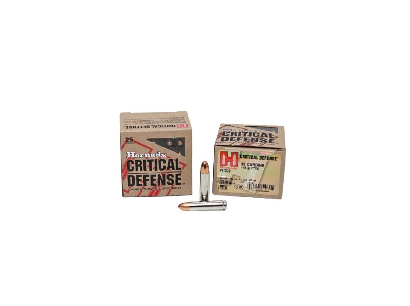 Hornady Critical Defense .30 Carbine 110 Grain FTX