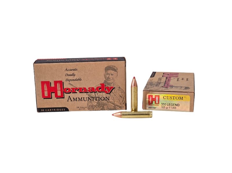 Hornady Custom .350 Legend 165 Grain FTX