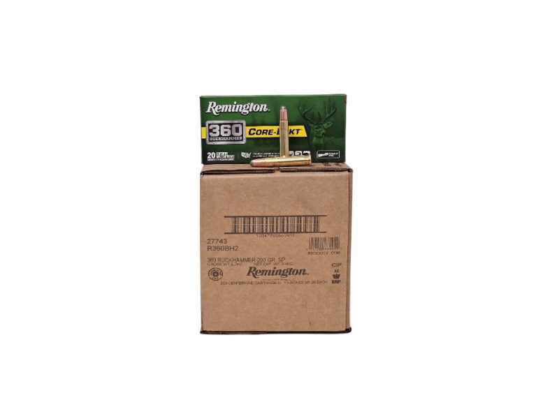 Remington Core Lokt .360 Buckhammer CASE 200 Grain Soft Point